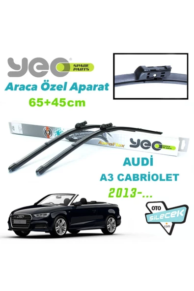 YEO  Audi A3 Cabriolet Silecek Takımı 2013-...