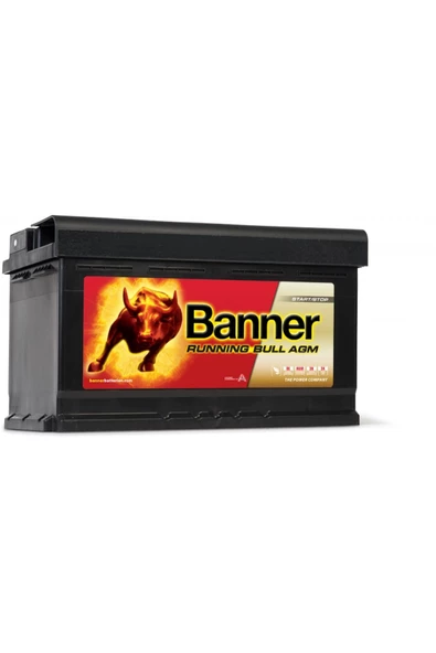 Banner  AGM 58001 80 Ah 12V Start-Stop AGM Kurşun Asit Marş Aküsü