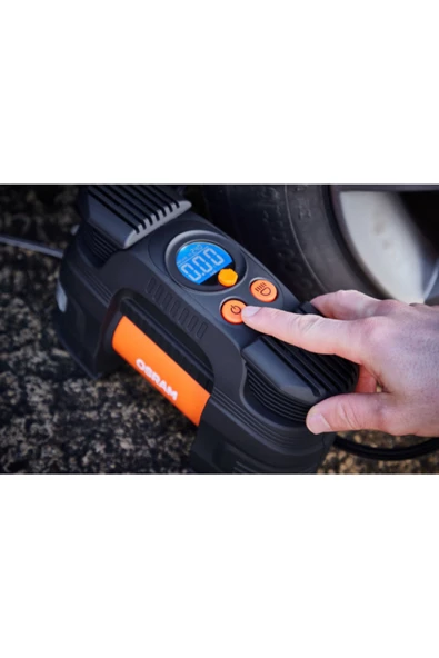 Osram  Lastik Şişirme Hava Kompresörü OTI830 (YENİ VERSİYON) Dijital Otomatik Durdurma İşlevli - 4