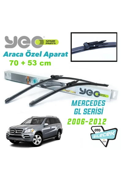 YEO  Mercedes Gl Serisi Ön Silecek Takımı 2006-2012 Aeroflex ürün görseli 1
