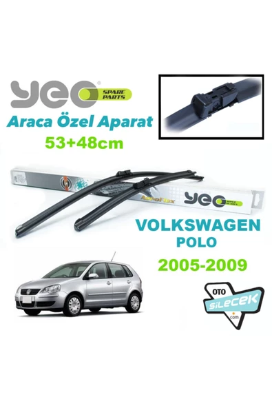 YEO  Vw Polo Silecek Takımı 2005-2009