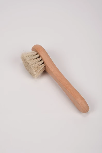 %100 Doğal At Kılı Yüz Fırçası - 3