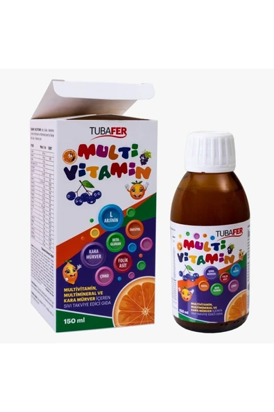 Tubafer Multi Vitamin 150 Ml Şurup