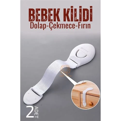 Findit 18 Cm Çocuk Dolap ve Çekmece Kilidi 2 Adet 330819