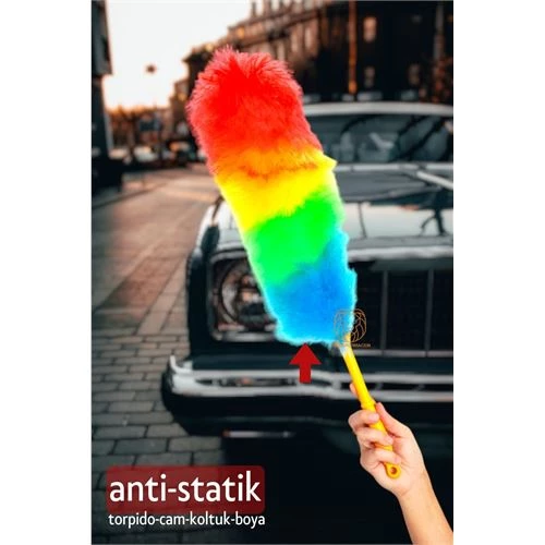 Findit 4 ADET Anti-Statik Toz Alma Püskülü Torpido Koltuk Kaporta Toz Alma Püskülü 720794 Top-tan Paket