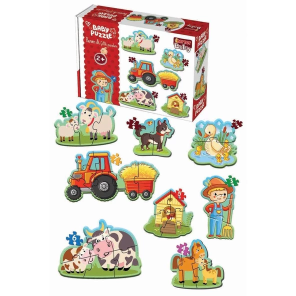 1734 Dıytoy, Baby Puzzle - İlk Çiftlik Puzzle - 1