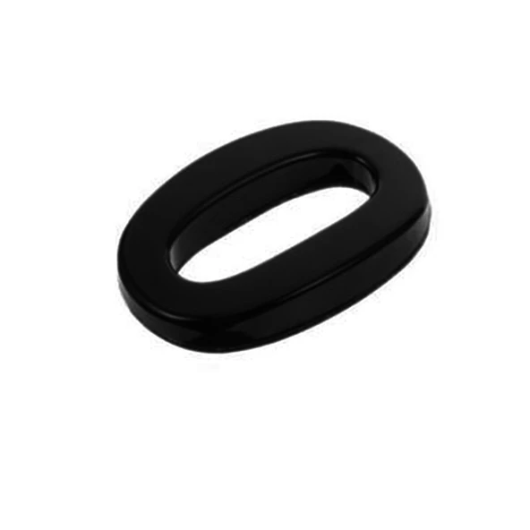 Kapı Numarası Yapışkanlı Küçük Boy 50 mm 5 cm Numara 0 Rakam Sıfır Sayı Siyah Renk Numaralar 1 Adet - 5