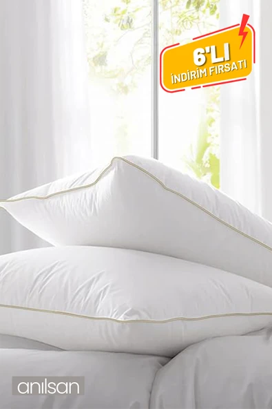 6'lı Nano Jel Yastık, 50x70cm - Otel Yastığı - Sağlıklı Uyku Için En Iyi Yastık Seçeneği