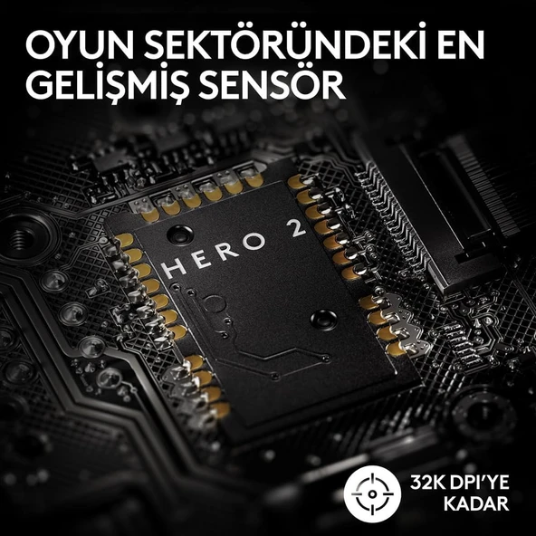 Logitech G PRO X Superlight 2 910-006798 Pembe Lightspeed Hero Şarjlı Optik Kablosuz Oyuncu Mouse OUTLET - 4