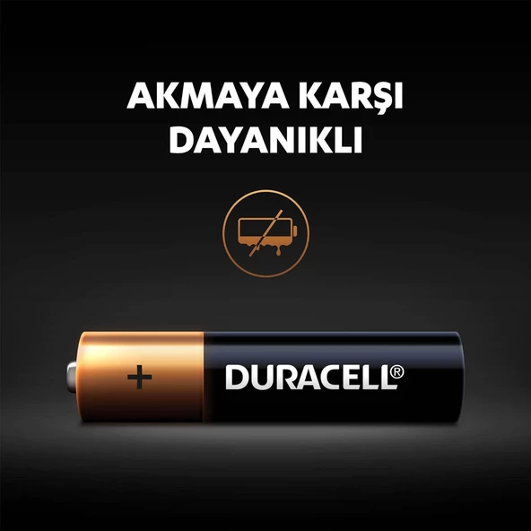Duracell Alkalin AAA İnce Kalem Pil, 1,5V (LR03 / MN2400), 4’lü Paket - 5