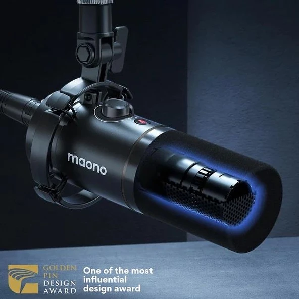 Maono PD200X USB/XLR Podcast Mikrofon (Beyaz) - Resim 5