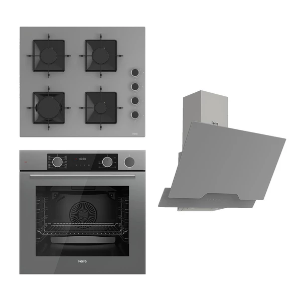 Ferre Steamart Ss Serisi Gri Set (ss208 + Xe64cpr +d065 ) ürün görseli 1