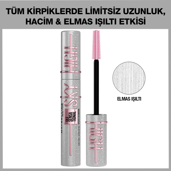 Maybelline New York Space Diamond Elmas Işıltılı Maskara