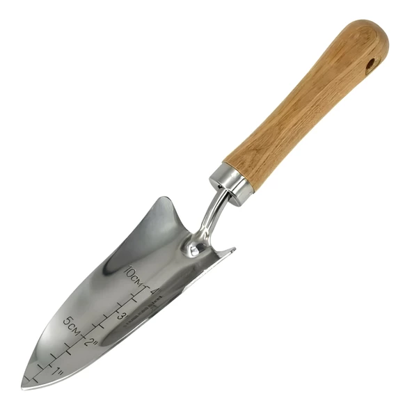 Kürek Bahçe Küreği Ölçekli Bahçıvan Saksı Çiçek Bitki Mini El Küreği Fide Toprak Hobi Dar 32 cm - 9