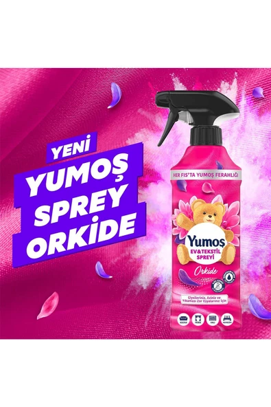 Yumoş Sprey Yıkaması Zor Eşyalar Için Orkide 3 x 450 ml - 3