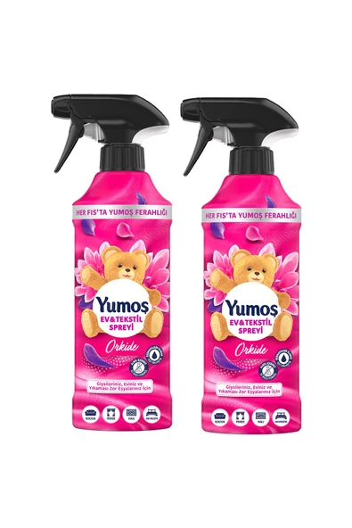 Yumoş Sprey Yıkaması Zor Eşyalar Için Orkide 3 x 450 ml - 2