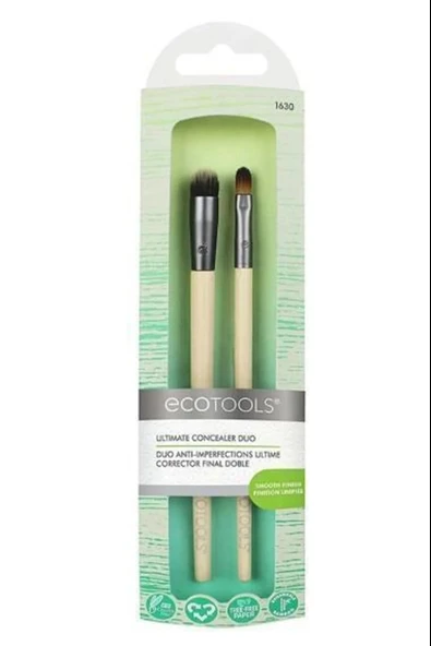 Ecotools Kapatıcı Fırçası Ultimate Concealer Duo (