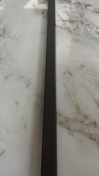 Renkli Duvarlar 100cm ATC Dekoratif Antrasit Gri L Köşe Duvar ÇItası Kapama Çıtası Duvar Lambirisi Paneli L Köşesi - Resim 5