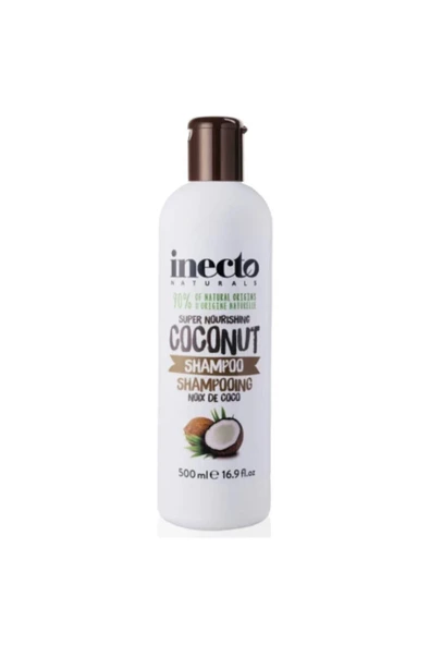 İnecto Hindistan Cevizi Yağlı Kuru Ve Kabaran Saçlar Için Vegan Şampuan 500 Ml