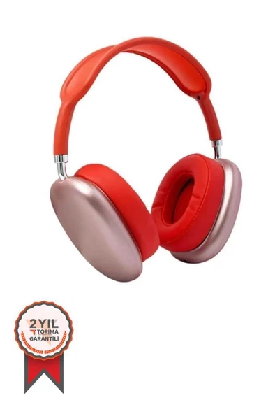 Torima P9 Bluetooth Kablosuz Stereo Kulaklık Kırmızı