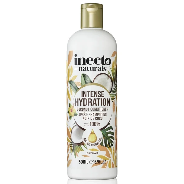 İnecto Hindistan Cevizi Yağlı Saç Bakım Kremi 500 Ml Vegan