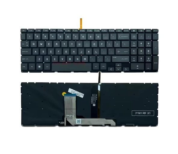 Hp Victus 16-r0035nt 7P6L3EA Gaming Notebook Klavye Siyah TR Işıklı ürün görseli 1