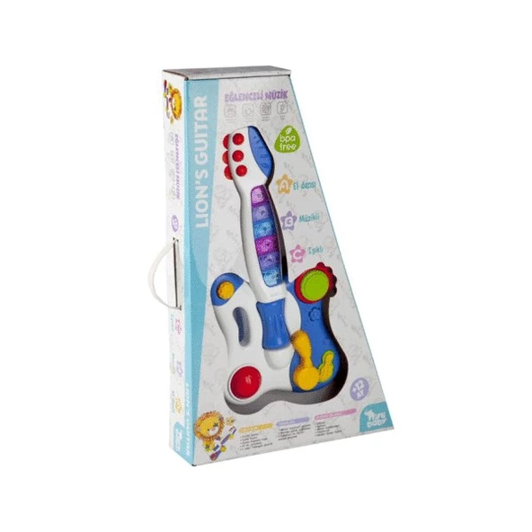 38 cm Müzikli Işıklı Baby Eğlenceli Gitar 8311 - 2