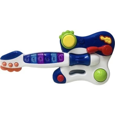 38 cm Müzikli Işıklı Baby Eğlenceli Gitar 8311