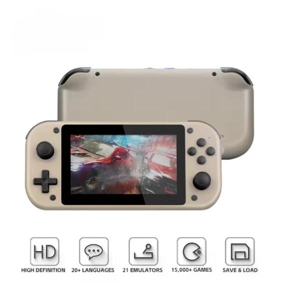 QASUL 4.3 inç Oyun Konsolu  25 Simülatörü Destekler, 20000 den fazla oyunlu 64 GB SD  Kart Hediye - 3