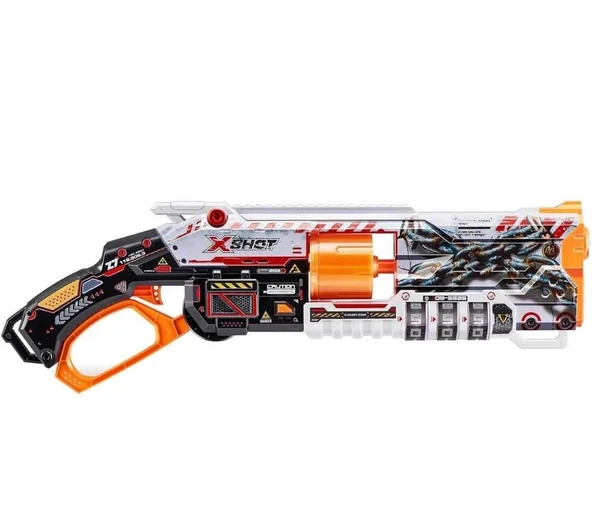 X-Shot Skins Lock Blaster 16 Dartlı Sünger Atan Oyuncak Silah - 3