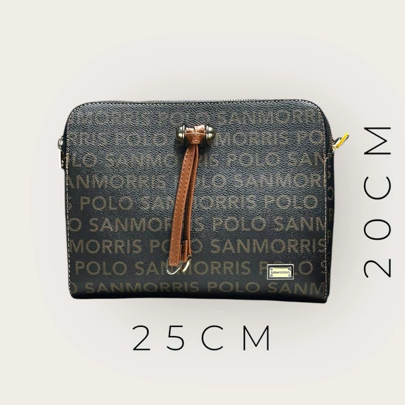 Kadın Çok Gözlü Ve Suya Dayanıklı Ayarlanabilir Çapraz Askılı Omuz Çantası SMR.1400YZL - Resim 2