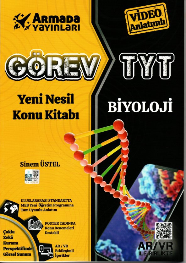 Armada Görev Yks Tyt Biyoloji Konu Kitabı Yeni Nesil