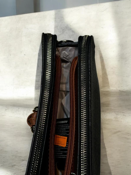 Kadın Çok Gözlü Ve Suya Dayanıklı Ayarlanabilir Çapraz Askılı Omuz Çantası SMR.1400YZL - Resim 6