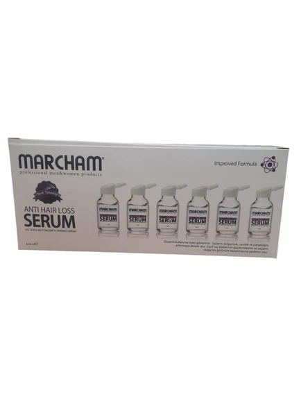 MARCHAM SAÇ DÖKÜLMESİNE KARŞI AMPUL 6X10ML.
