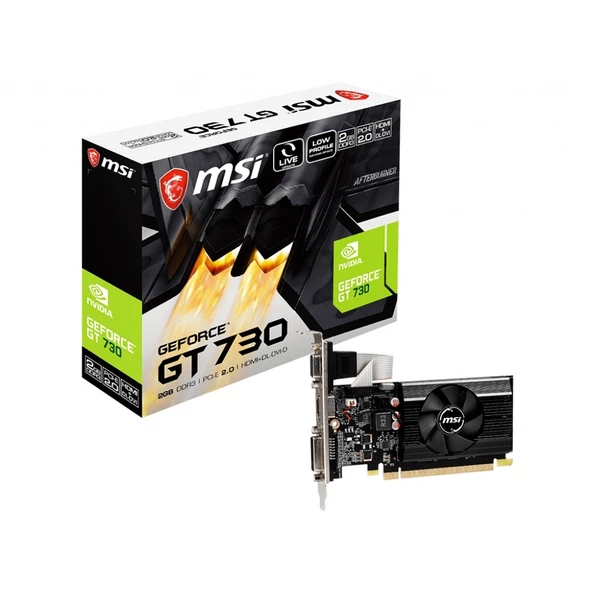 MSI 2GB N730K-2GD3/LP DDR3 64bit HDMI-DVI PCIe 16X v2.0