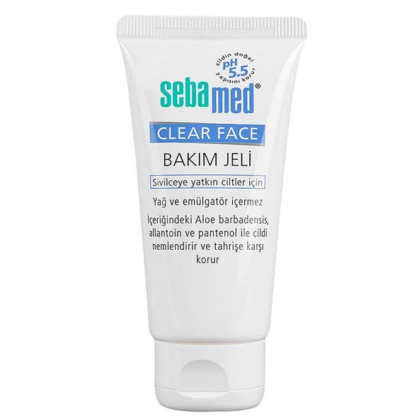 Sebamed Clearface Bakım Jeli 50ml - Diş Beyazlatıcı Köpük Hediye