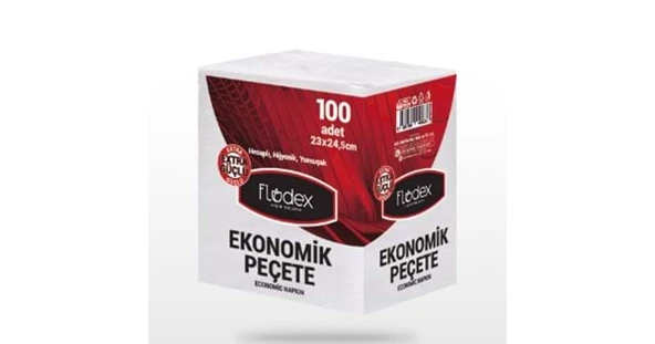 Flodex Peçete 100lü kare x 32li koli