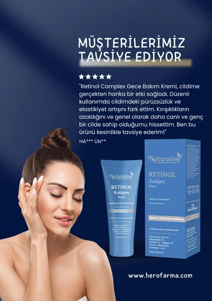 Naturaline Retinol  Kolajen Krem 100 Ml
