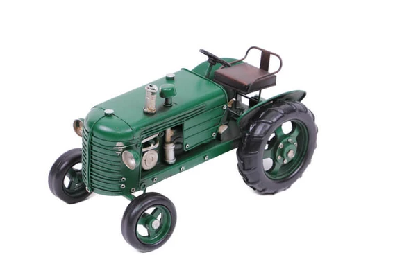 Dekoratif Metal Bahçe Traktörü 0710E-627G Modeli-M136 - 2