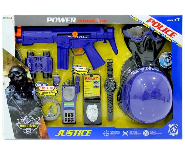 Power Gun Oyuncak Polis Seti - 2