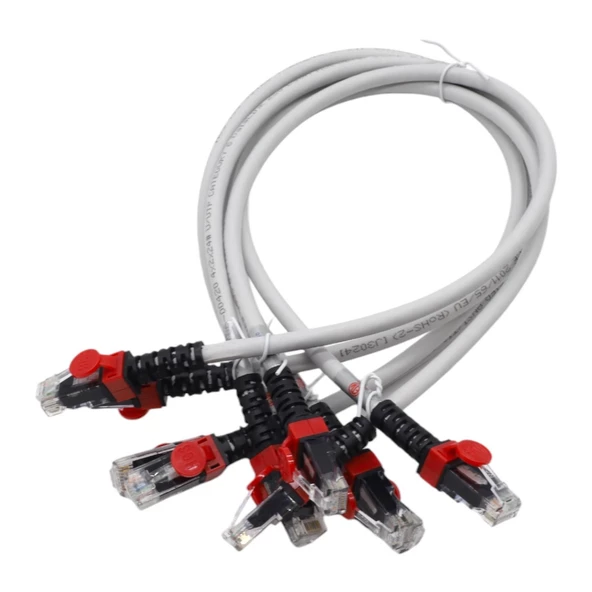 HCS CAT6 UTP LSOH 0,50 MT GRİ PATCH CORD ( 5'Lİ PAKET ) - 2