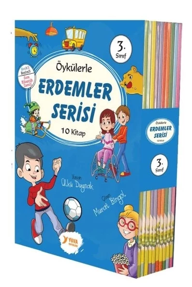 Öykülerle Erdemler Serisi 3.Sınıflar 10 Kitap