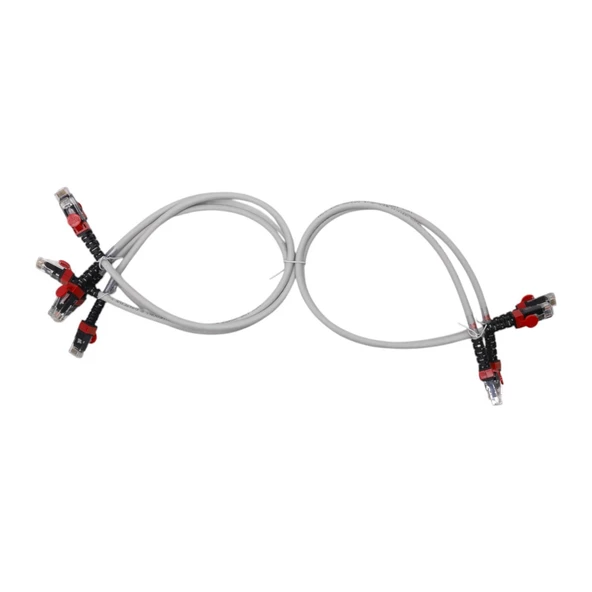HCS CAT6 UTP LSOH 0,50 MT GRİ PATCH CORD ( 5'Lİ PAKET ) - 3