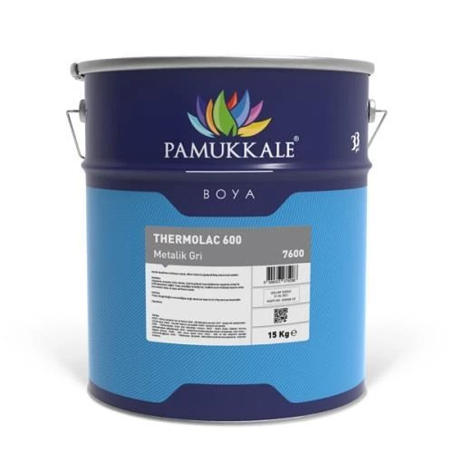 Pamukkale Thermolac 600 Derece Isıya Dayanıklı Boya 15 Kg Siyah