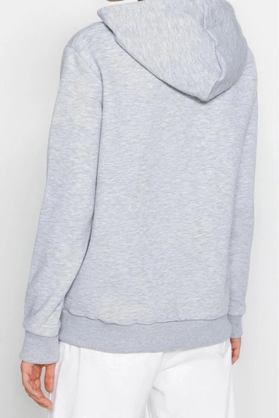 Tarz Regular Kapüşonlu Standart Kol Regular Örme Sweatshirt - 5