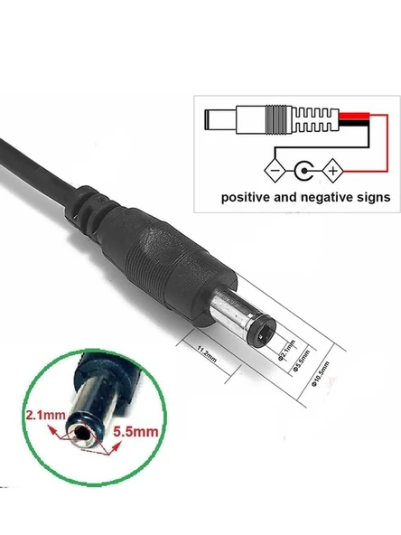 3.3V 1A ADAPTOR Priz Tipi 3.3 Volt 1 Amper Adaptör Priz Tipi 3.3V 1A Adaptör Priz Tipi Kablolu 3.3V 1A Adaptor - 2
