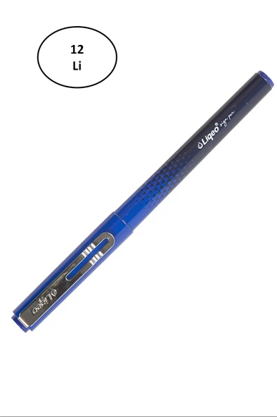 Liqeo G-7010-130 Sign Gel 1.0 mm Mavi İmza Kalemi 12'li