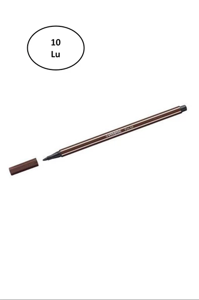 Umut Stabilo Pen 68 Kahverengi 68/45 10'lu