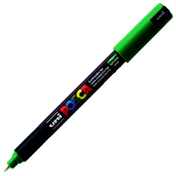 Uni-Ball Markör Posca 0.7 MM Su Bazlı Poster Yeşil N-6-PKT