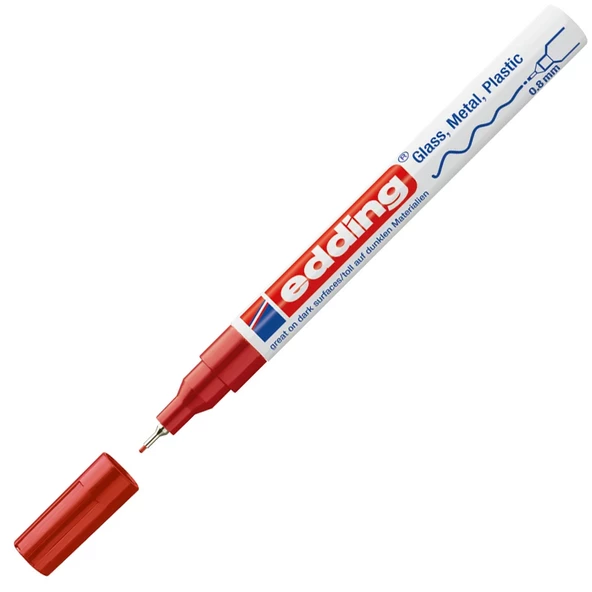 Edding Dekor Boya Kırmızı 780 CR-10-PKT